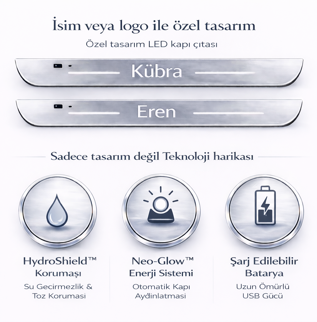 Özel Tasarım RGB LED Kapı Çıtası