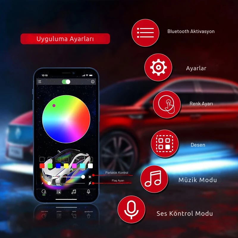 Özel Tasarım RGB LED Mat